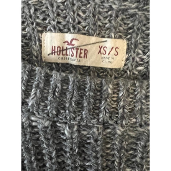 HOLLISTER Chunky Grey Sweater (Size XS/S) - Picture 2 of 9